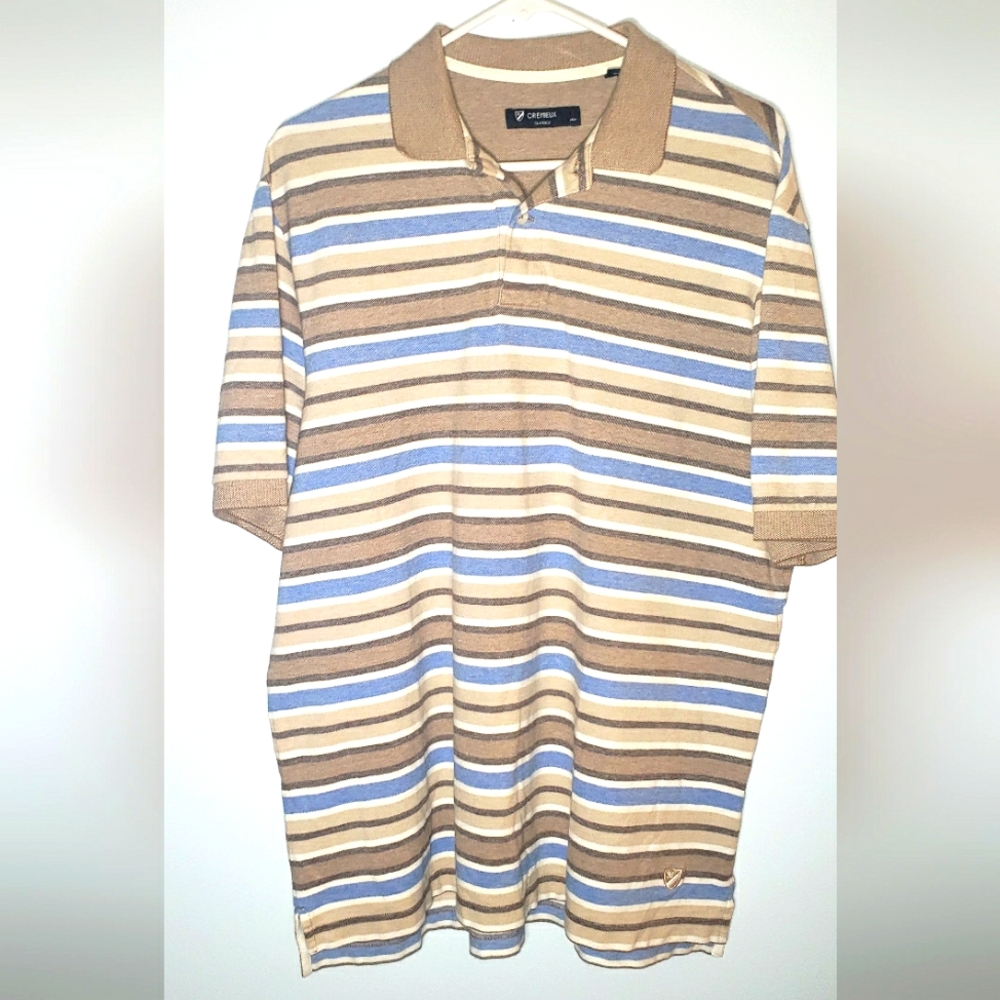 Cremieux | stripped polo shirt